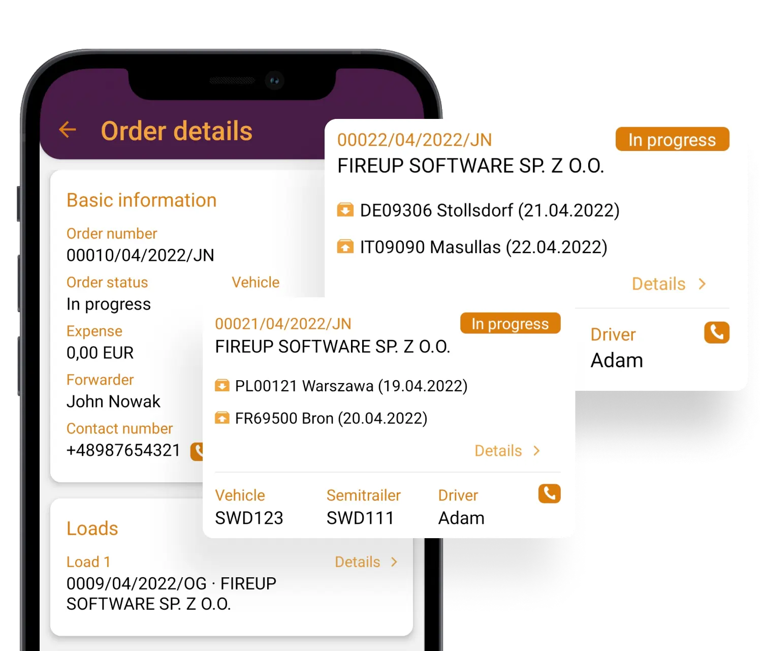 app heading